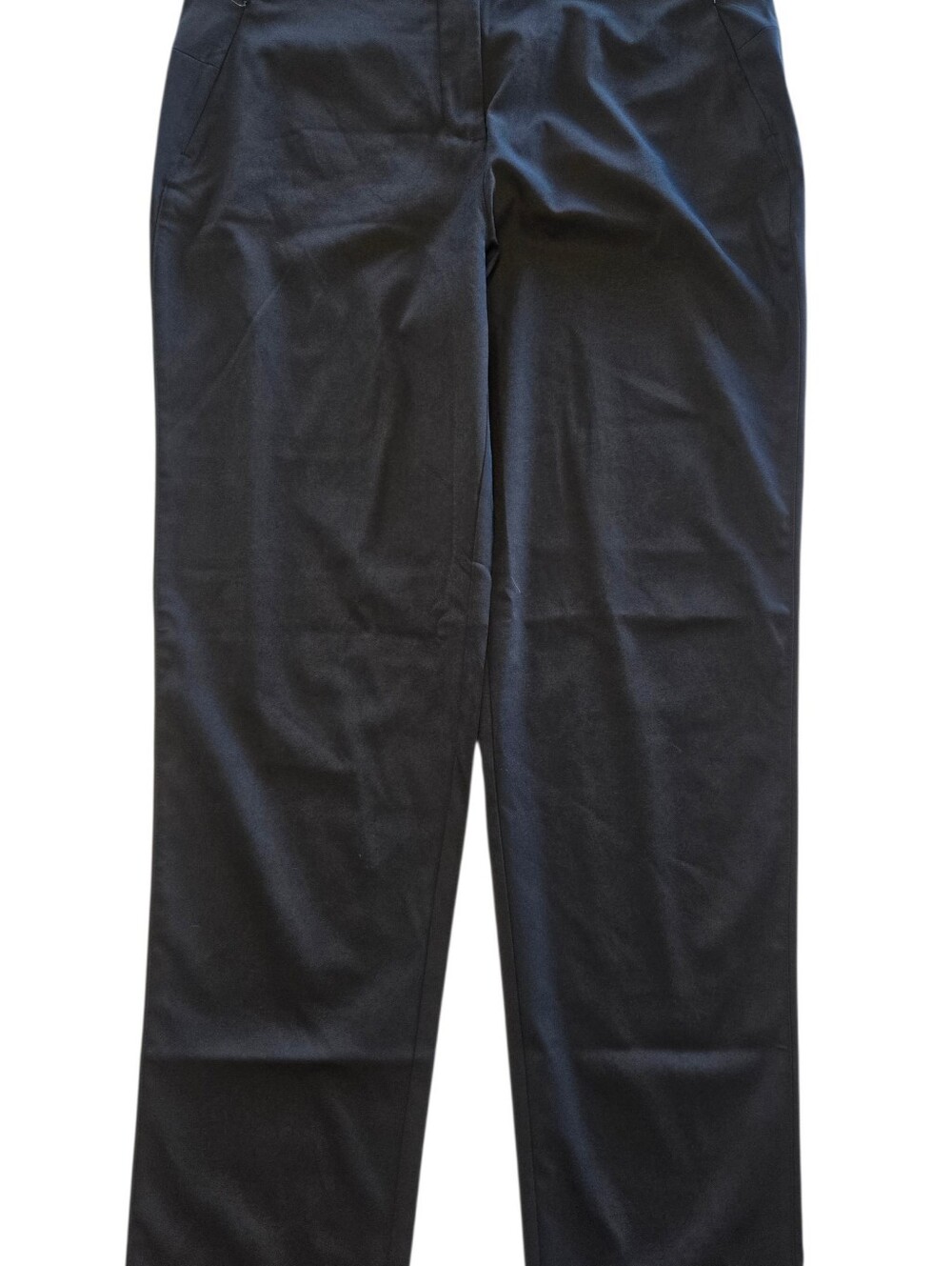 Lolë Travel Commuter Pants Navy Blue Tapered Leg Recycled Polyester Size 14